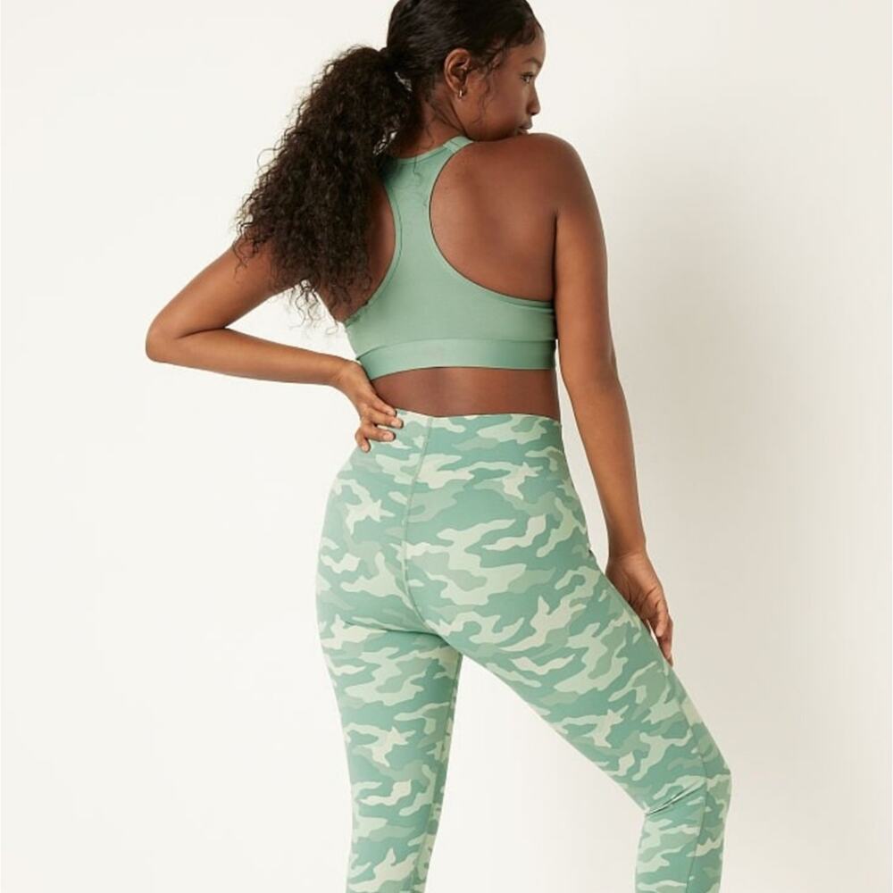Victoria's Secret Pink Camo Compression V High Waist Full Length Leggings NWT L - Picture 2 of 6